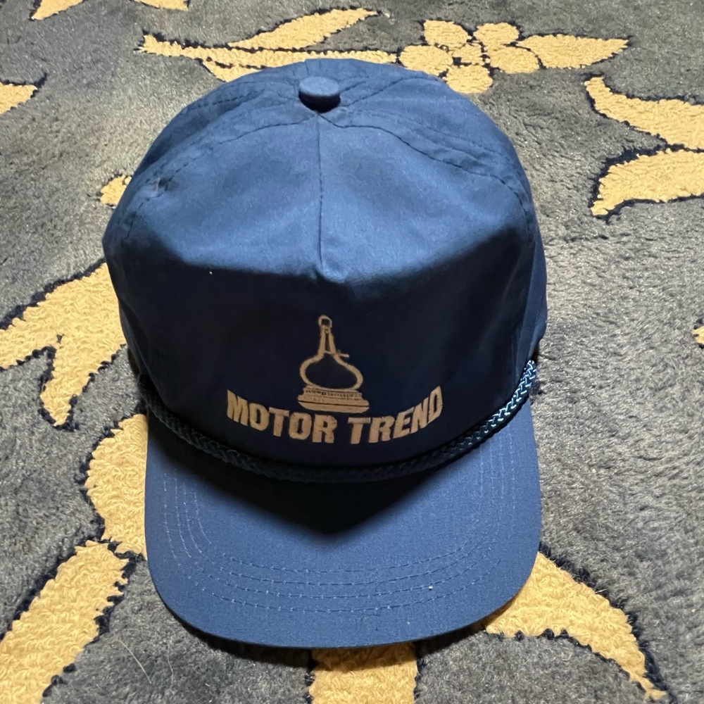 Vintage motor trend hat